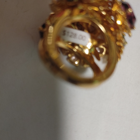 Original Coach flower and gem ring - Picture 4 of 5